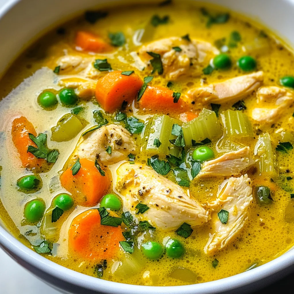 Anti Inflammatory Turmeric Chicken Soup