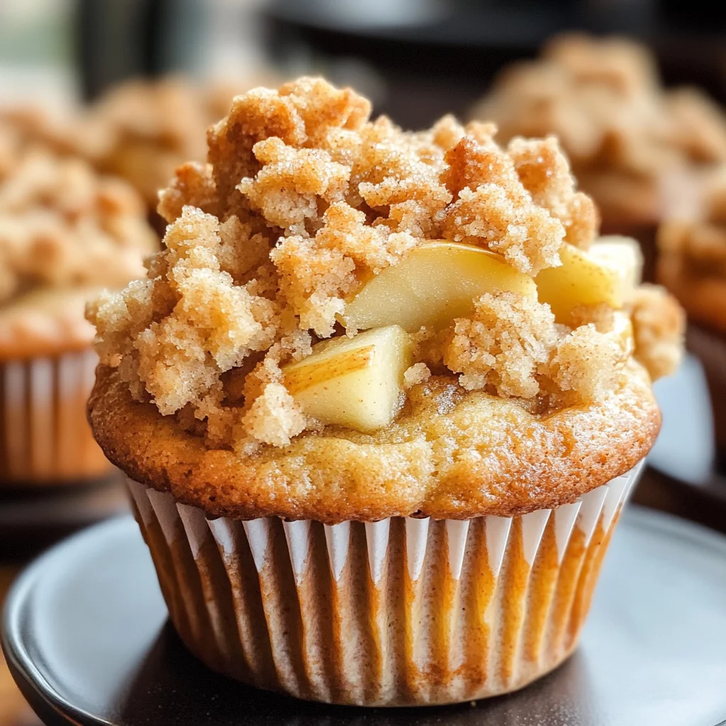 Apple Crumble Muffins