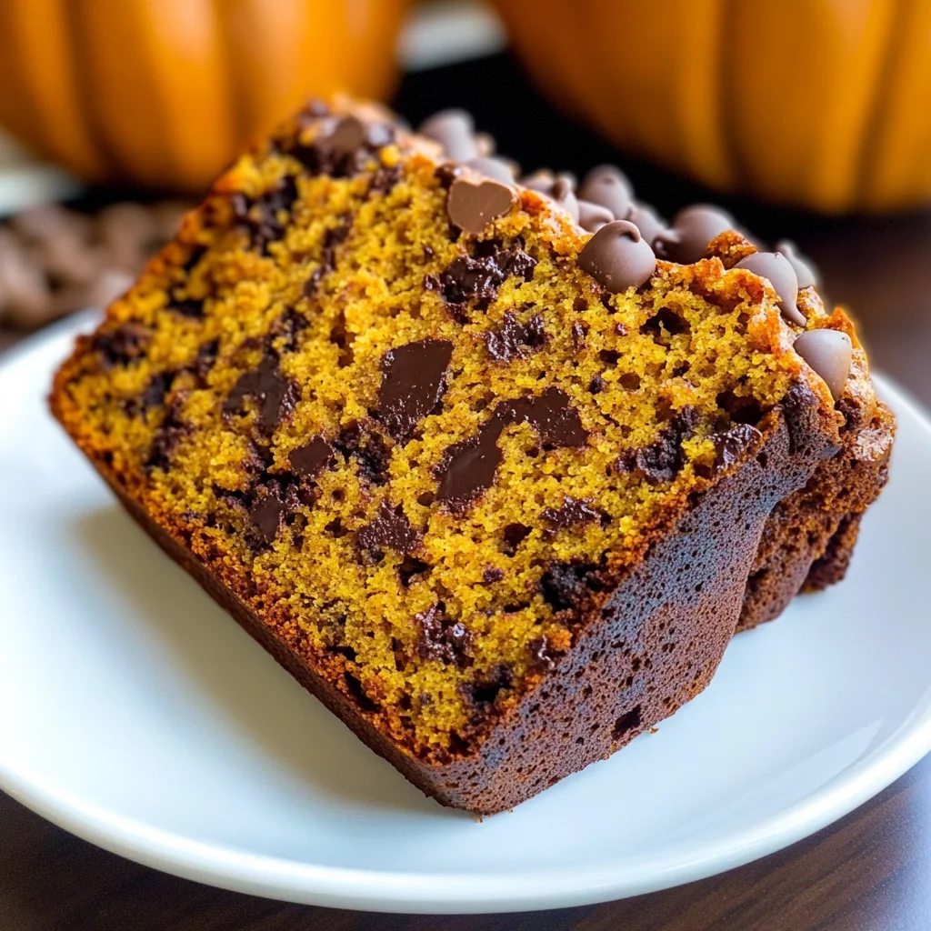 Best Chocolate Chip Pumpkin Bread