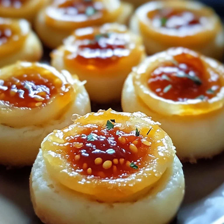Cheesy Thumbprint Appetizers with Hot Pepper Jelly