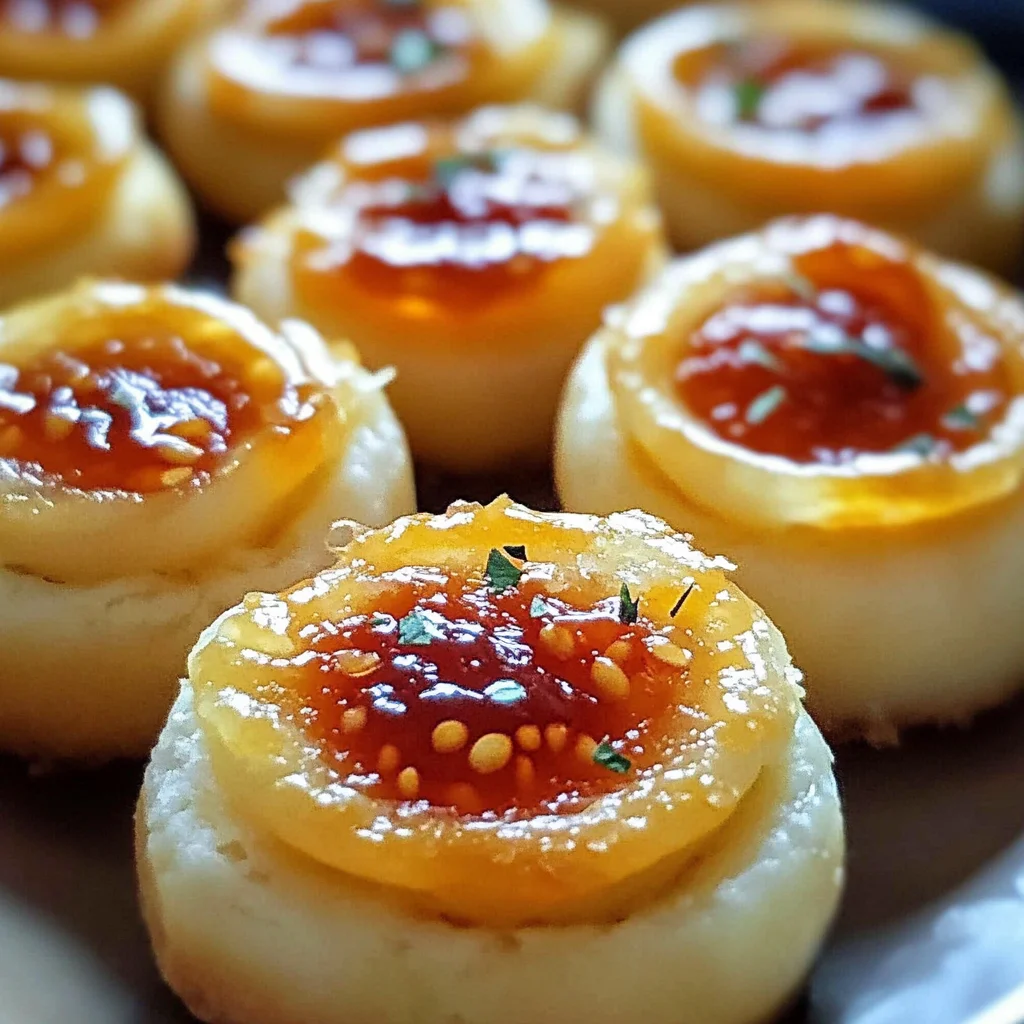 Cheesy Thumbprint Appetizers with Hot Pepper Jelly