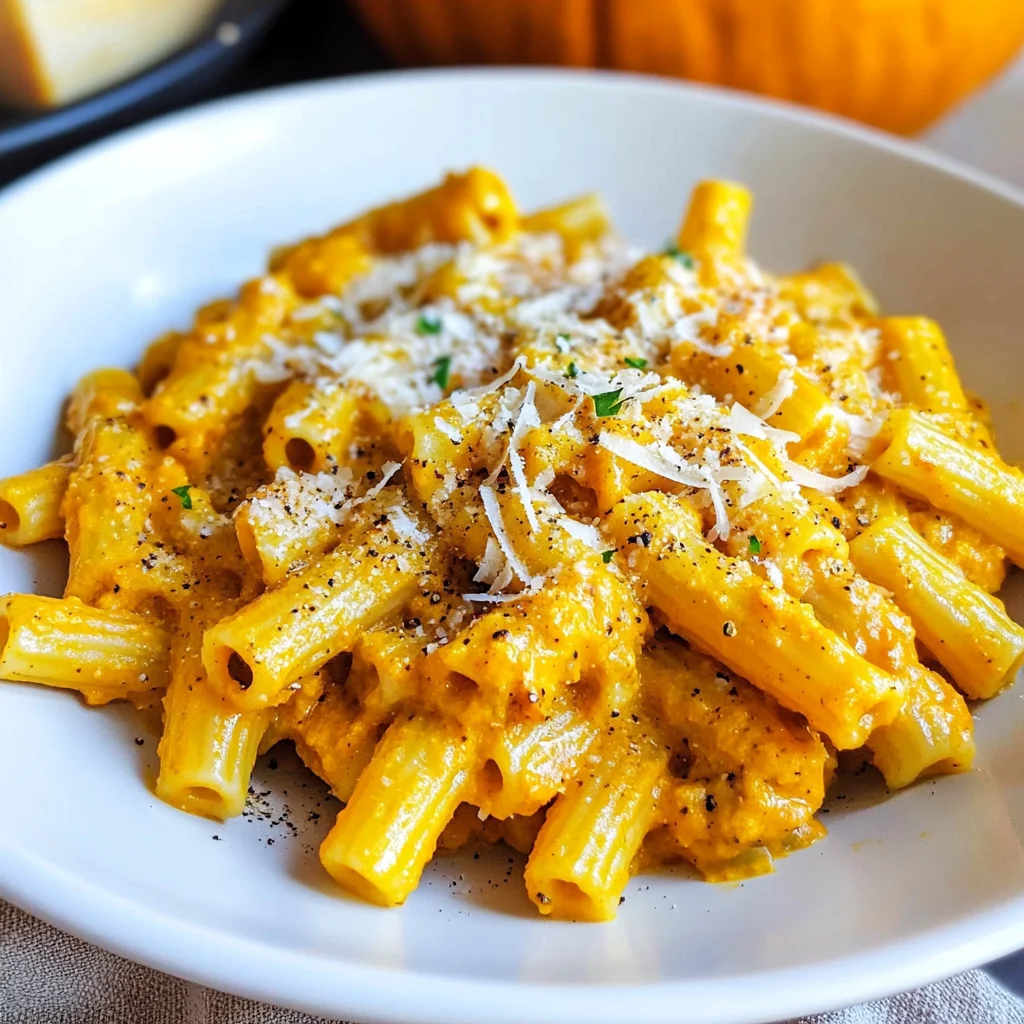 Creamy Parmesan Pumpkin Pasta