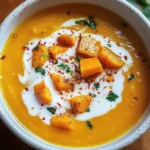 Easy Butternut Squash and Sweet Potato Soup