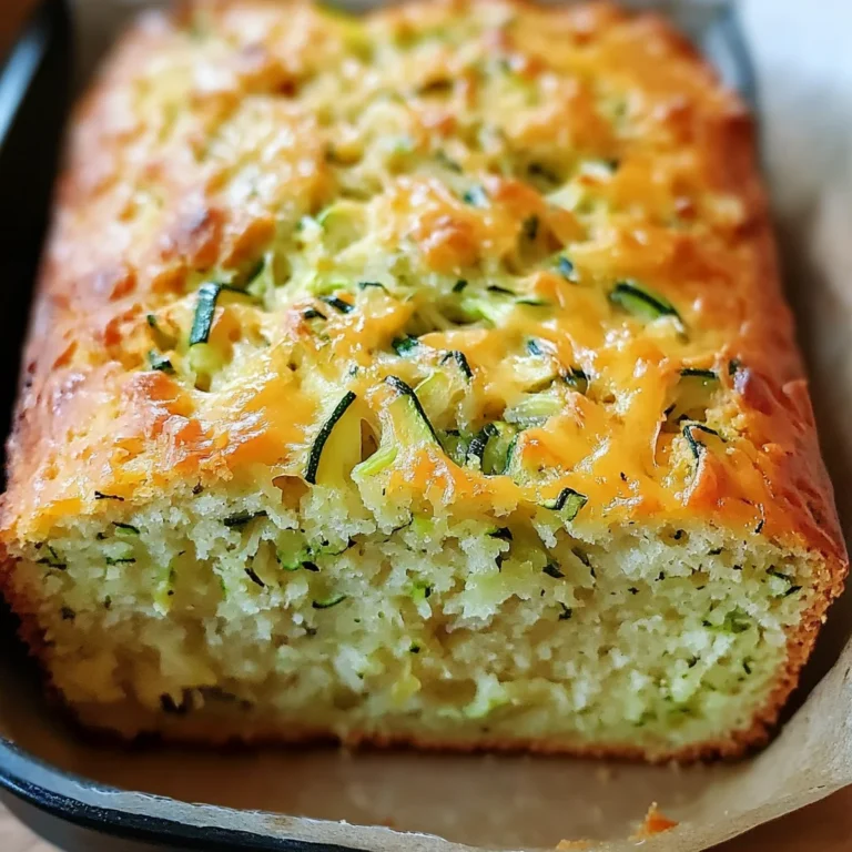 Green Onion Zucchini Cheddar Quick Bread