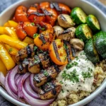 Grilled Veggie Bowl with Quinoa