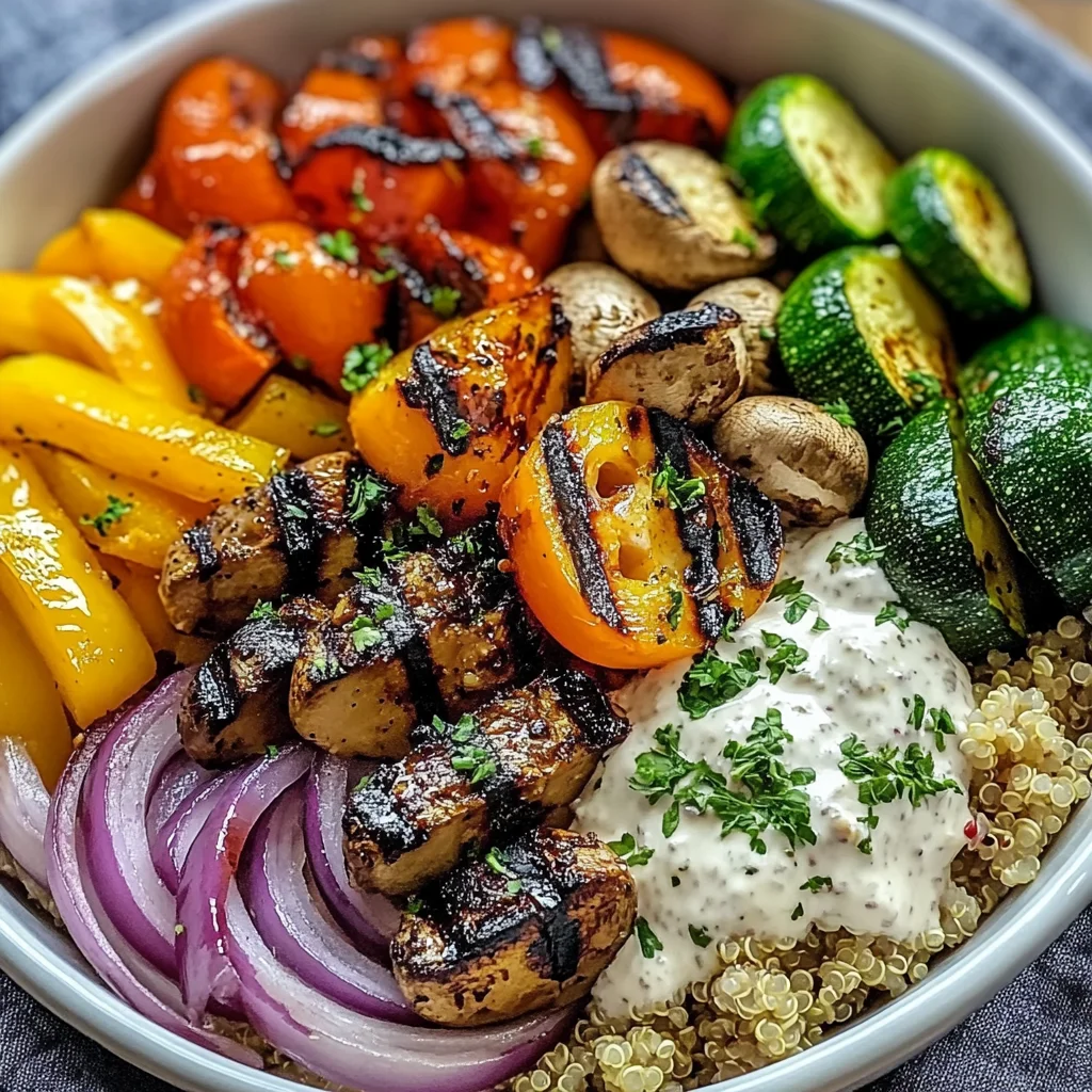 Grilled Veggie Bowl with Quinoa