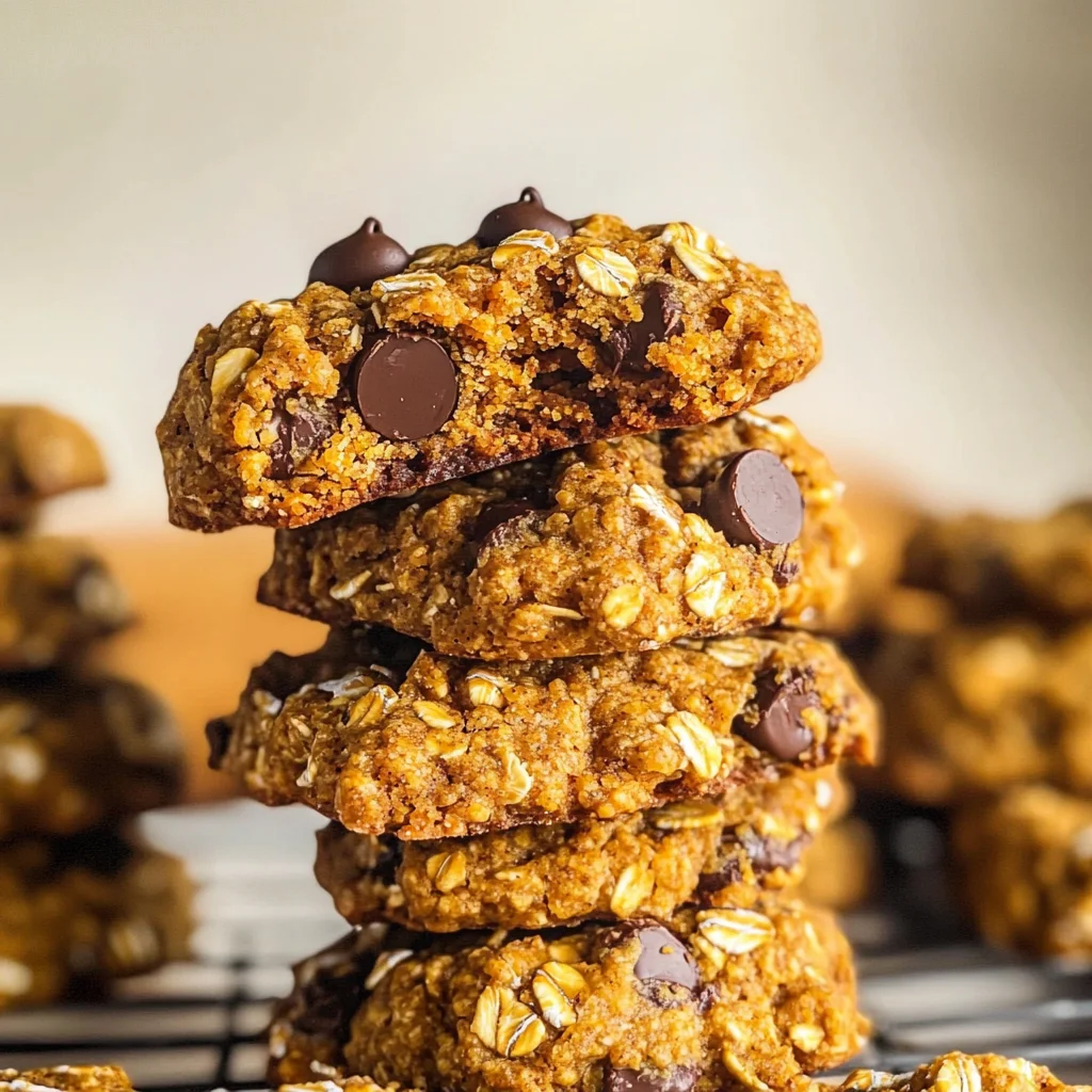 Healthy Pumpkin Oat Cookies