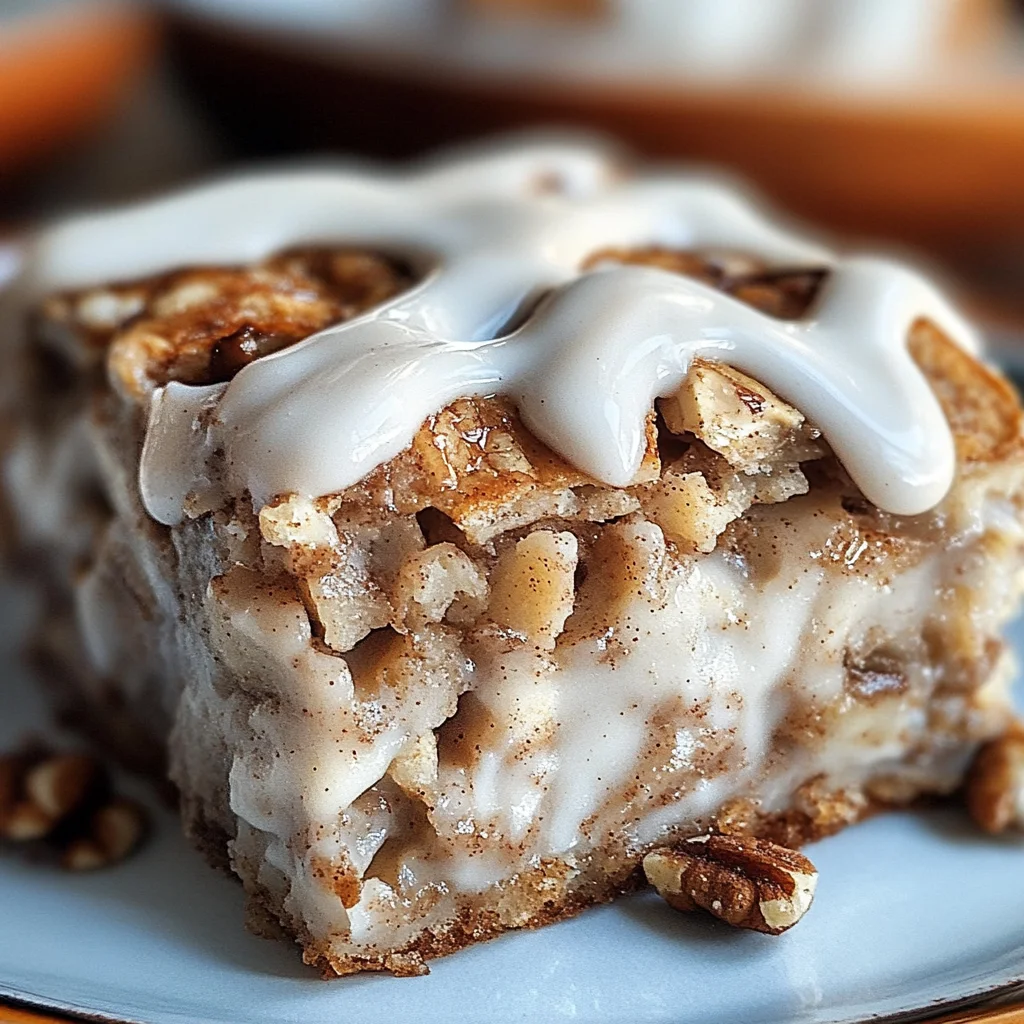 High-Protein Cinnamon Roll Baked Oatmeal