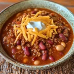 Hillbilly Chili and Cinnamon Rolls