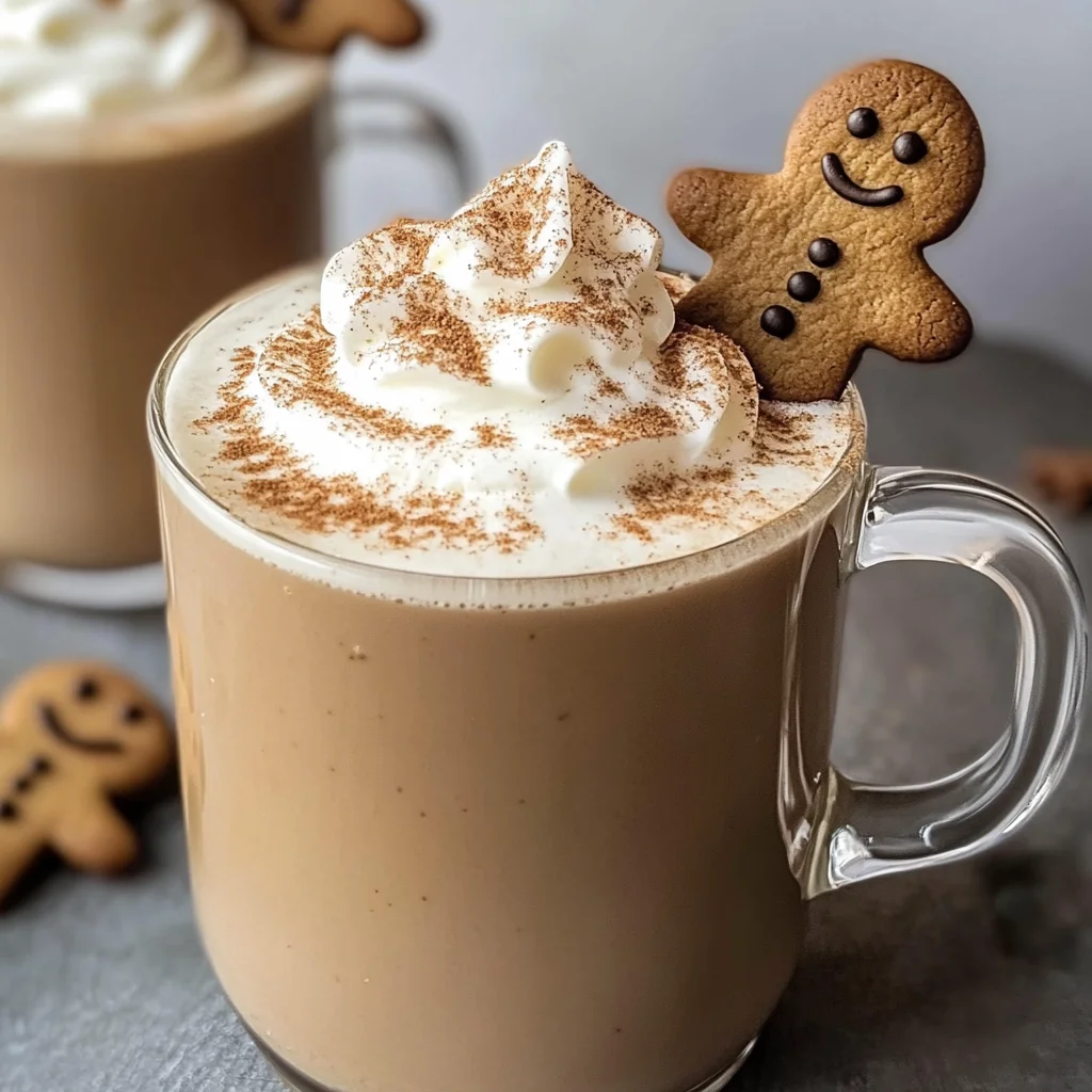 Homemade Gingerbread Latte
