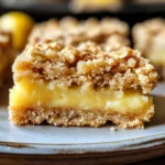 Lemon Oatmeal Crumble Bars