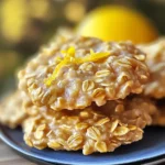 Lemon Oatmeal No-Bake Cookies