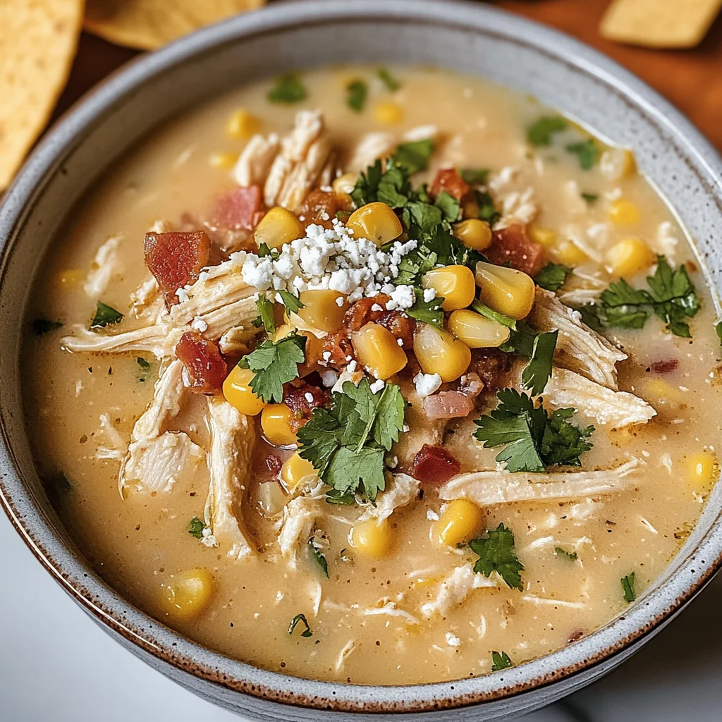 Mexican Street Corn White Chicken Chili Recipe