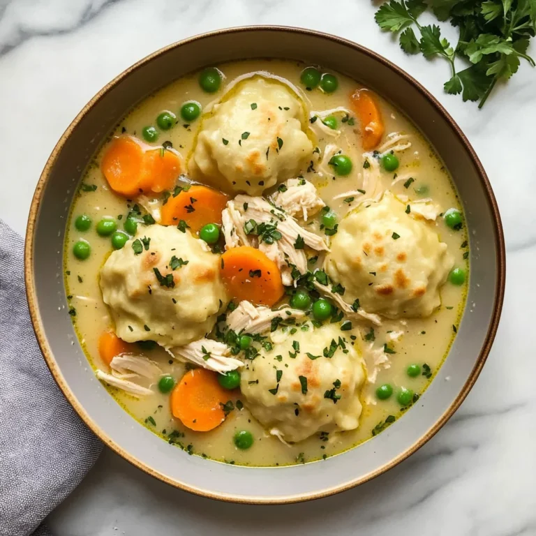 One Pot Chicken Dumpling Soup (with refrigerated biscuit dough!)