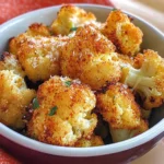 Parmesan Cauliflower Bites - Just 5 Ingredients