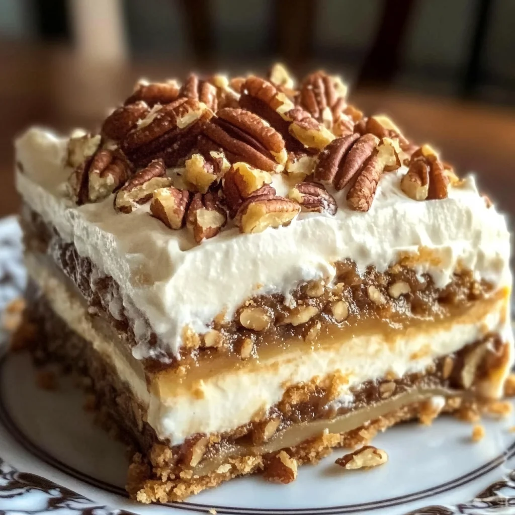 Pecan Pie Lasagna – A No-Bake Dream Dessert