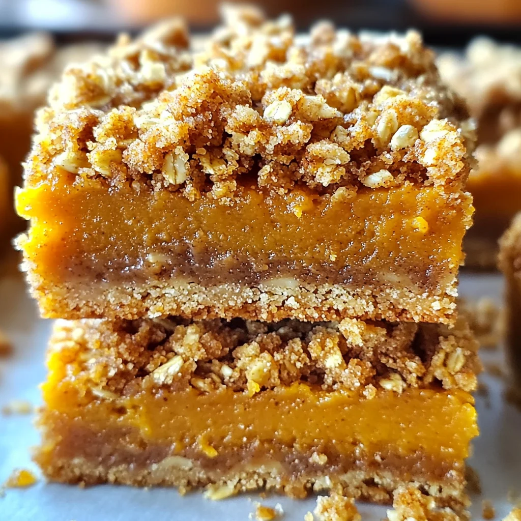 Pumpkin Pie Crumble Bars – Easy Fall Dessert Recipe