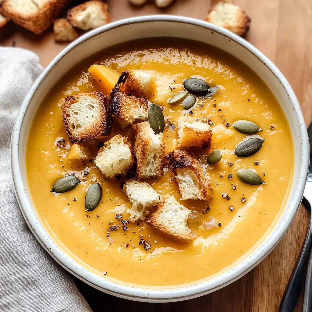 Roasted Butternut Squash Soup Recipe