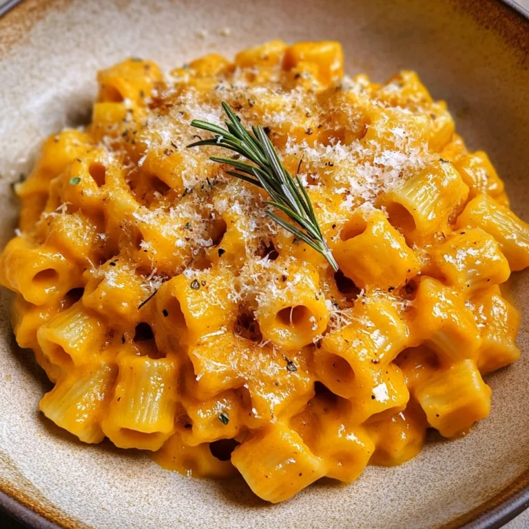 Roasted Pumpkin and Garlic Pasta