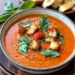 Roasted Tomato Basil Soup