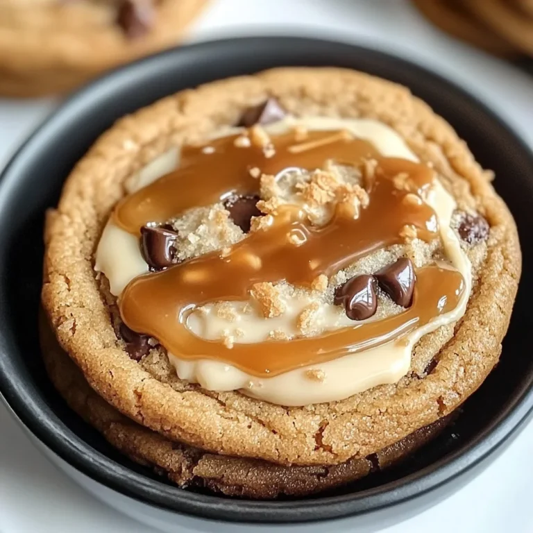 Salted Caramel Cheesecake Cookies