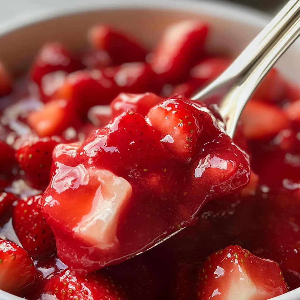 The Best Homemade Strawberry Cake Filling - Alrightwithme