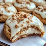 White Chocolate Reese’s Cheesecake Cookies