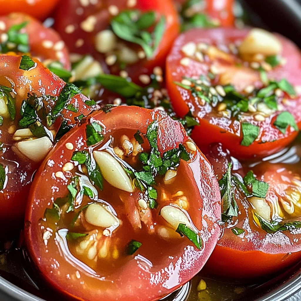 Zesty Marinated Tomatoes
