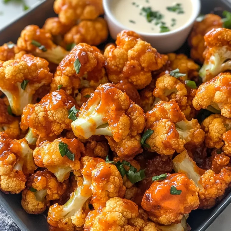 Air Fryer Buffalo Cauliflower Recipe