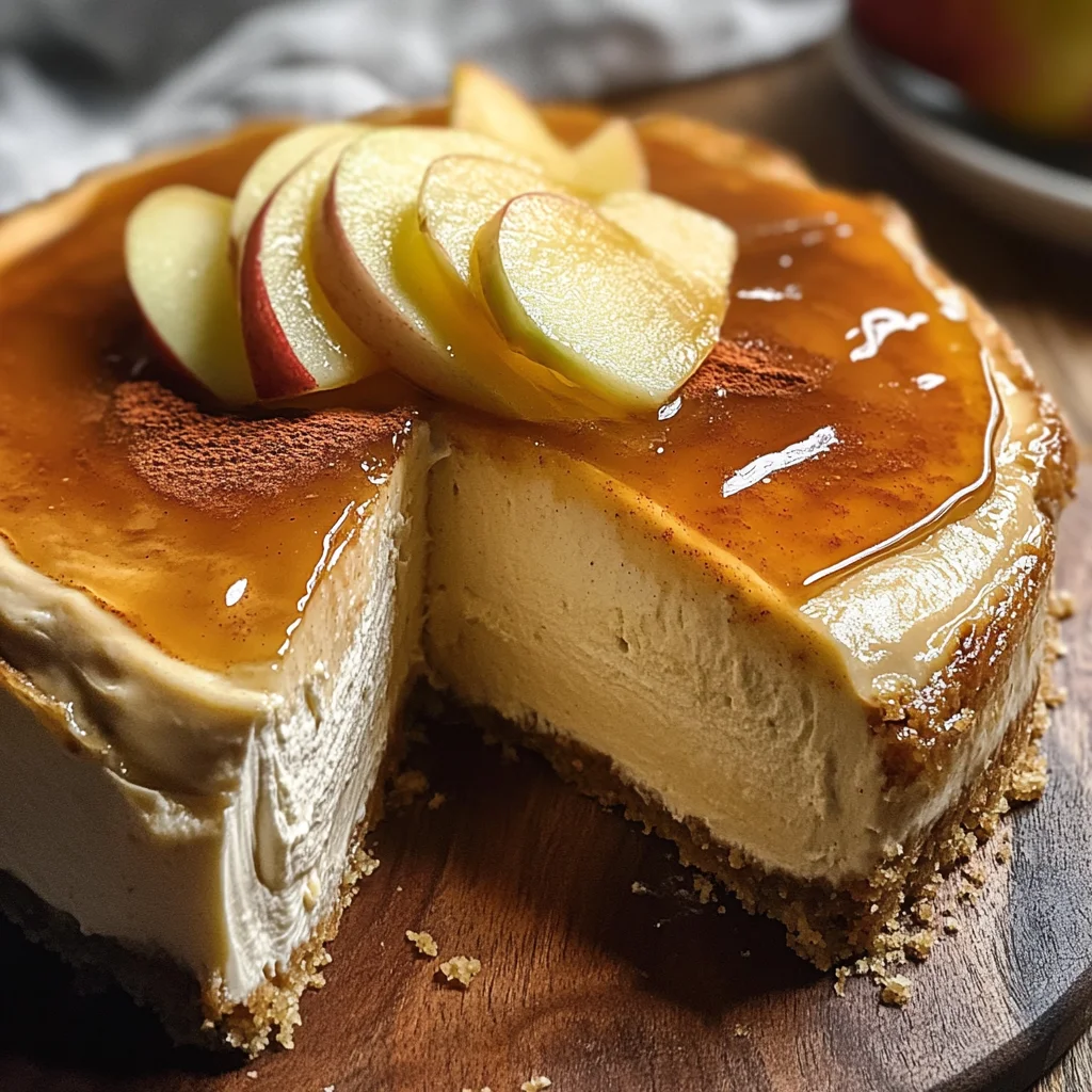 Apple Cider Cheesecake