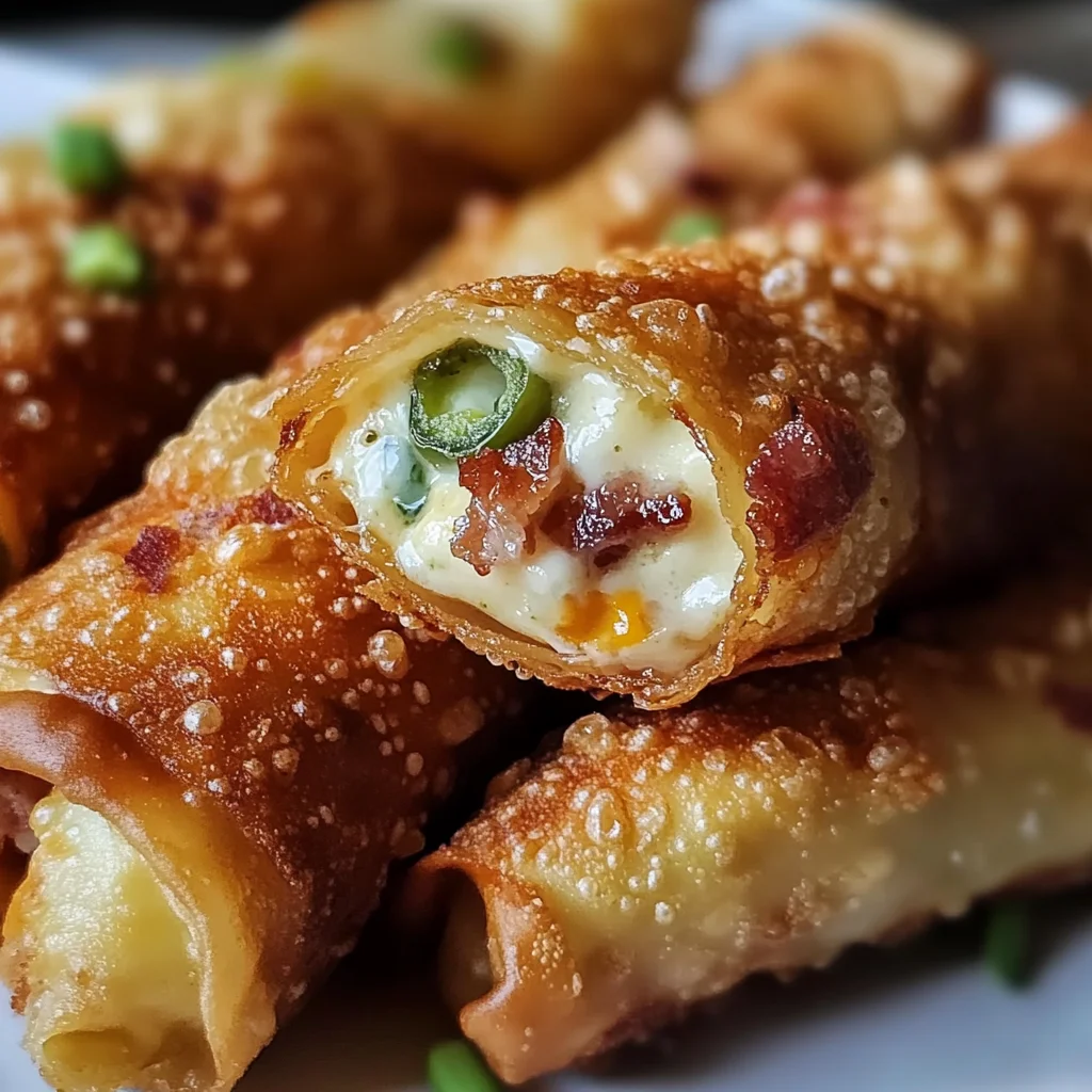 Bacon Jalapeño Eggrolls