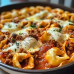Beefy Tortellini Bake