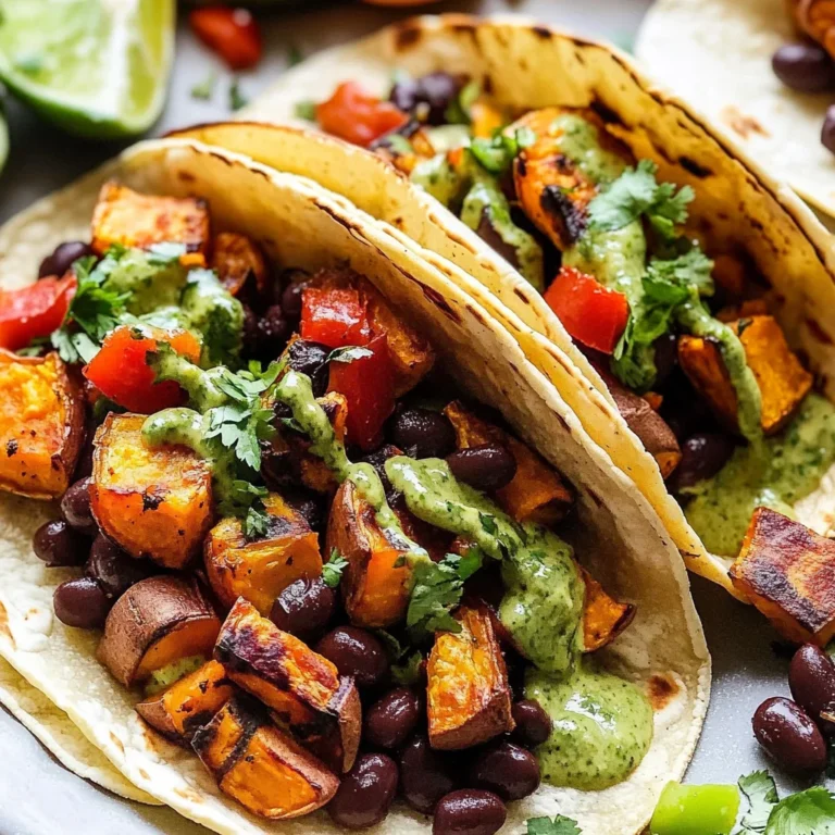 Black Bean Sweet Potato Tacos Recipe