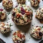 Cranberry Pecan Goat Cheese Ball