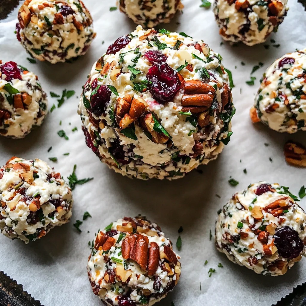 Cranberry Pecan Goat Cheese Ball