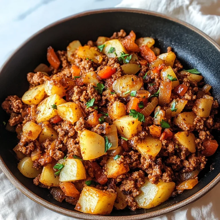 Create a Delicious Ground Turkey with Potatoes in Just 5 Steps!