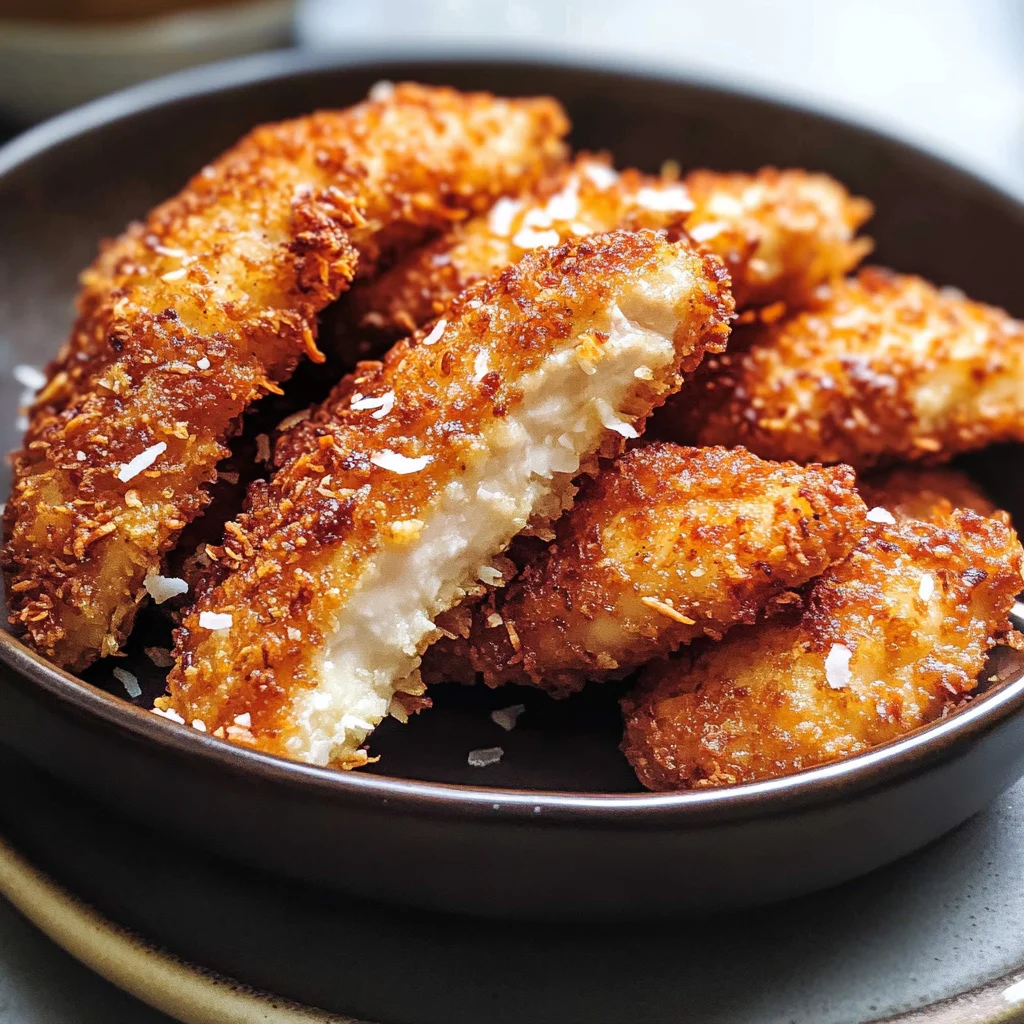 Crispy Coconut Chicken Tenders