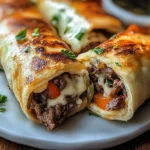 Delicious Keto Philly Cheesesteak Roll Ups