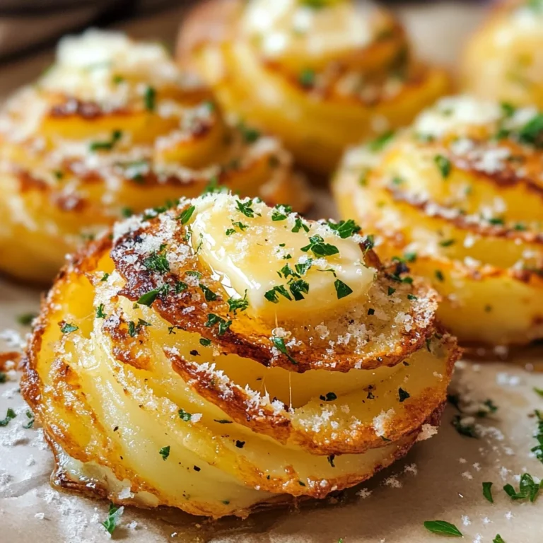 Garlic Parmesan Duchess Potatoes