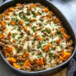 Ground Turkey Sweet Potato Bake Recipe