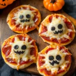 Halloween Mini Pizzas