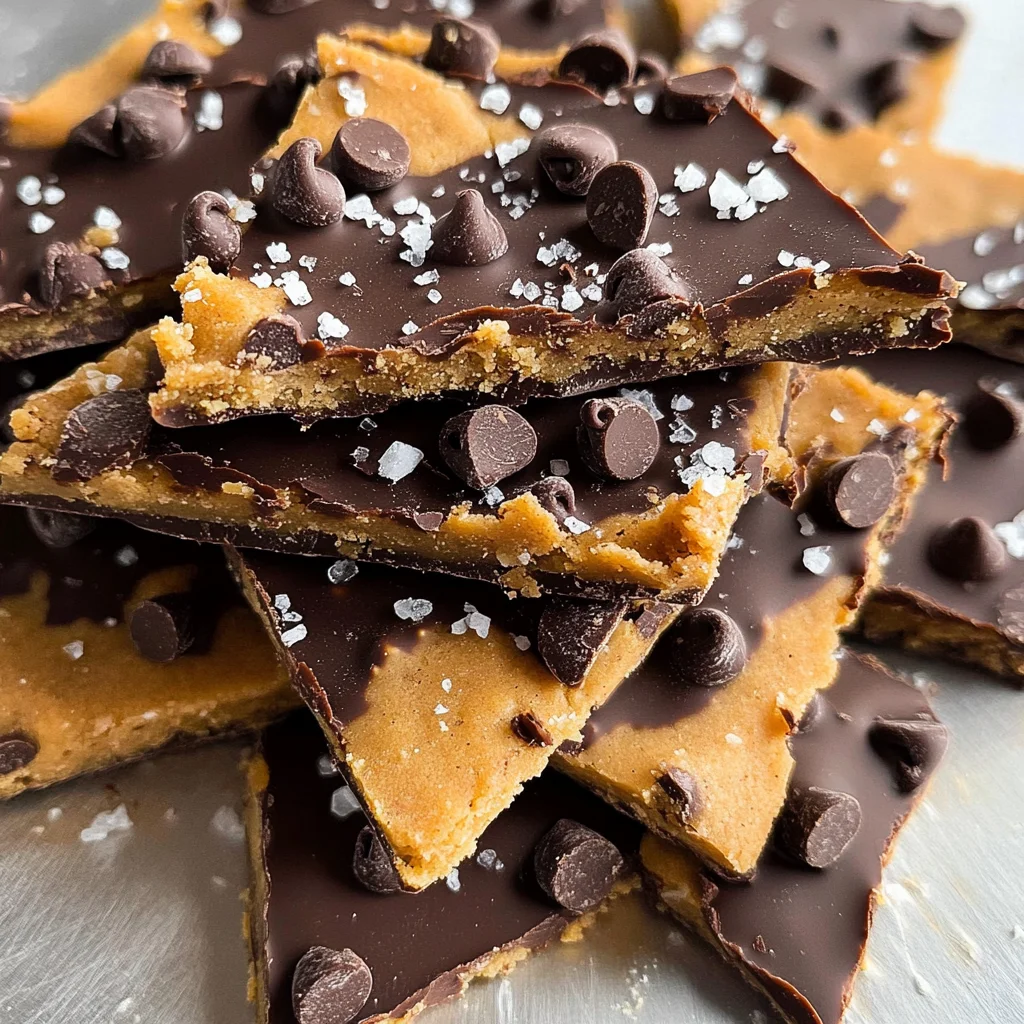 Healthy Cookie Dough Bark