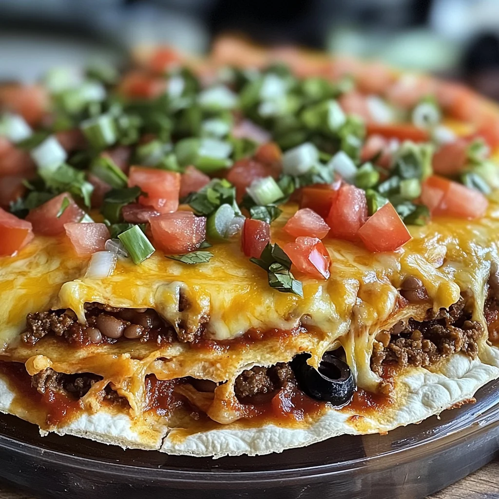 Homemade Mexican Pizza