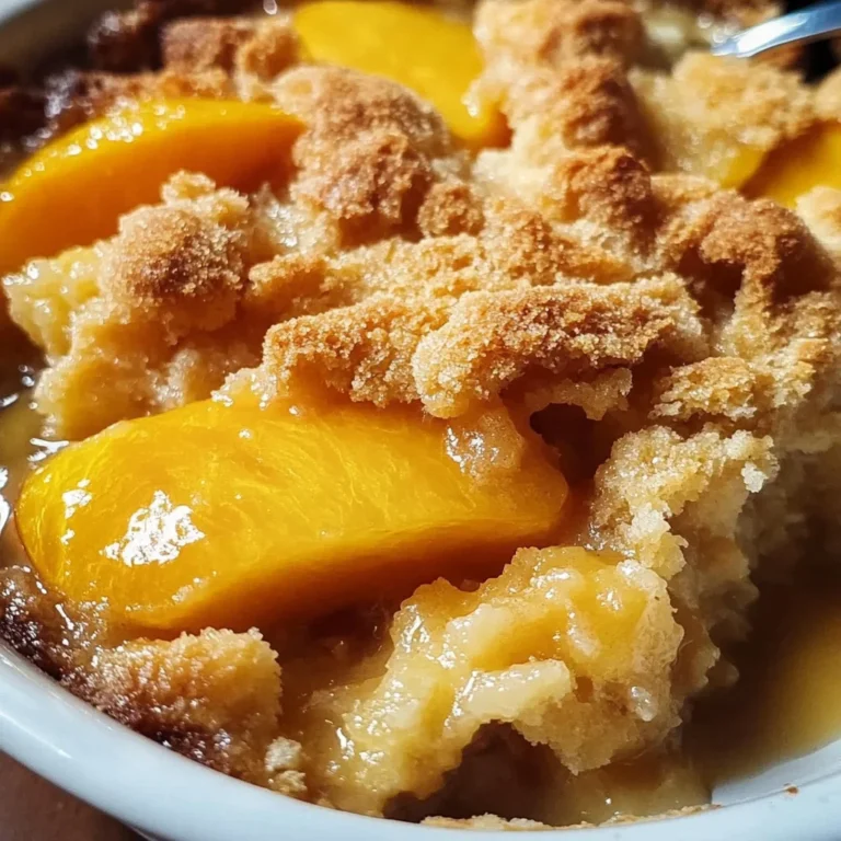 Homemade Peach Cobbler