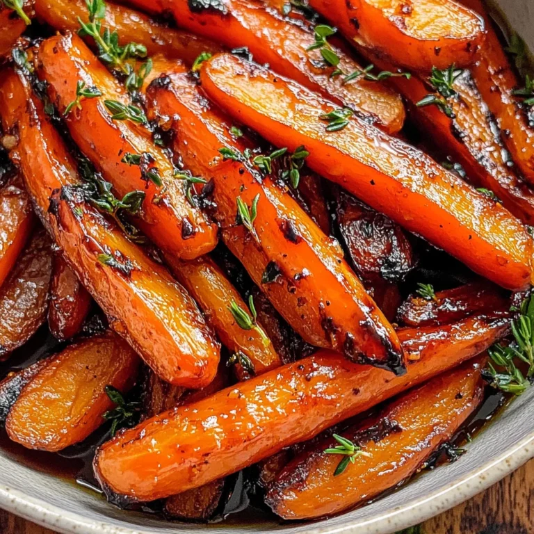 Honey Balsamic Roasted Carrots