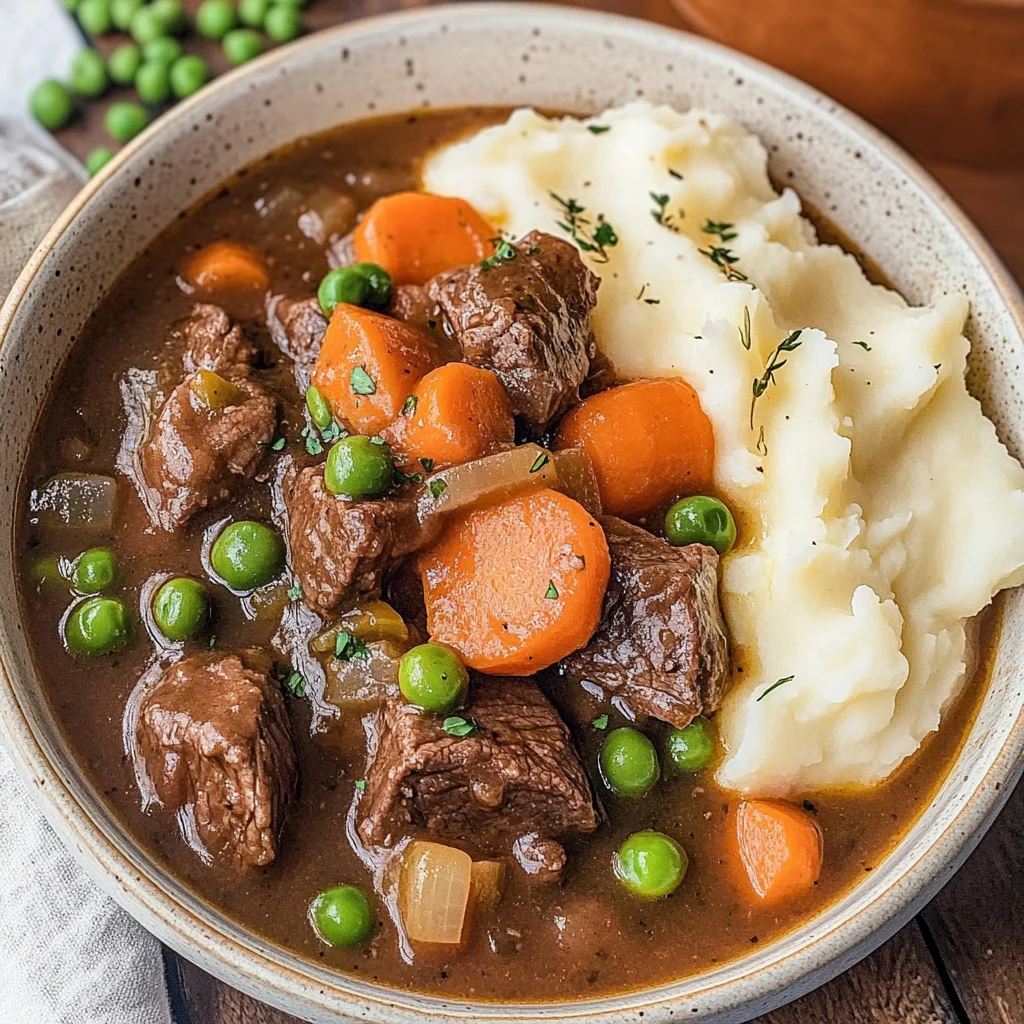 Irish Stew With Mashed Potatoes