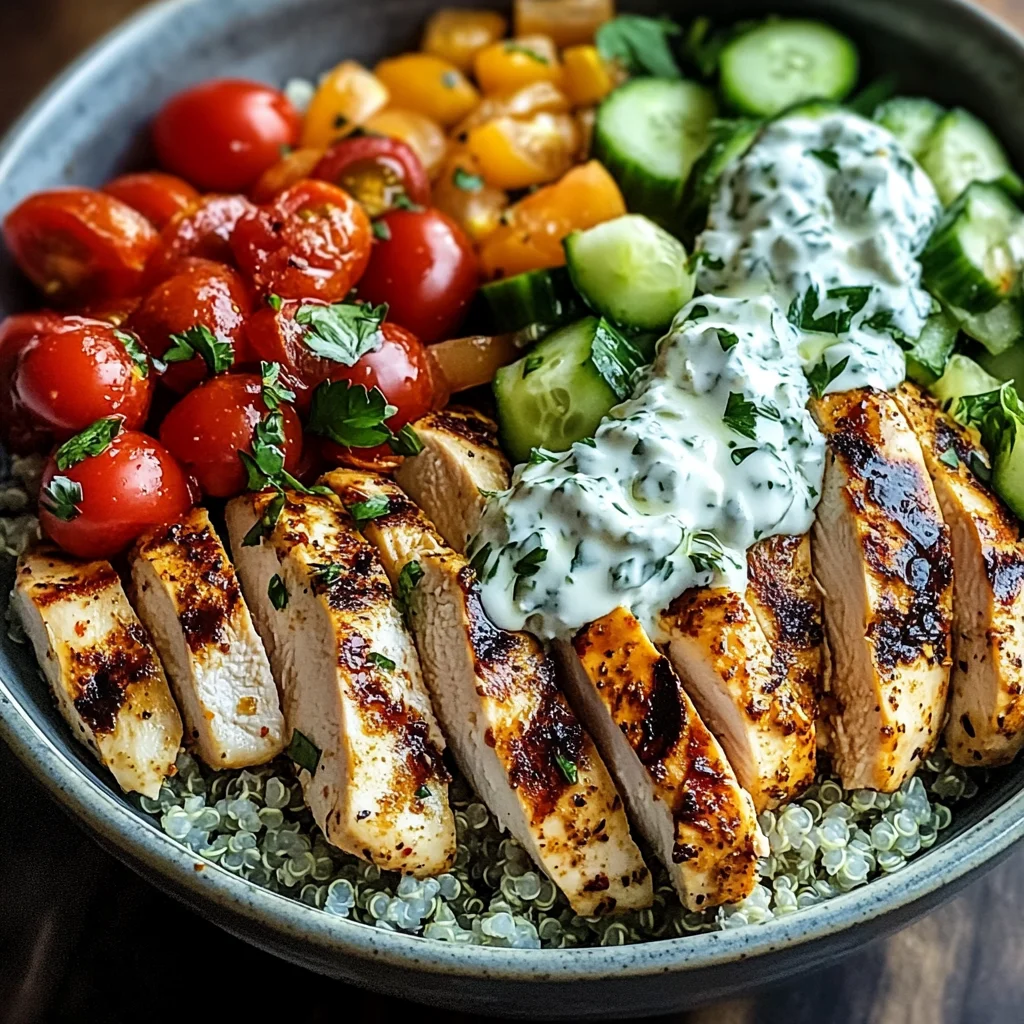 Mediterranean Chicken Bowls