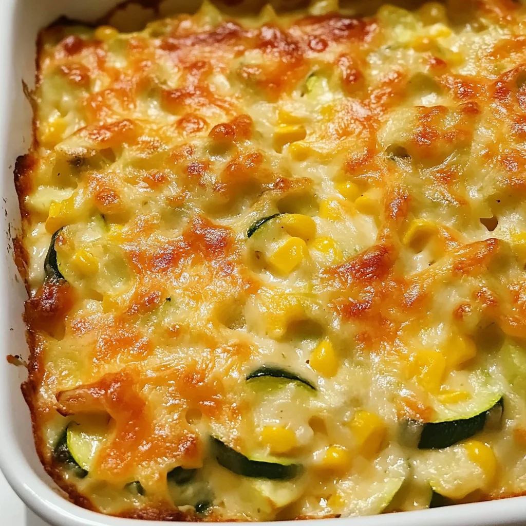 Savory Garden Zucchini Casserole - Alrightwithme