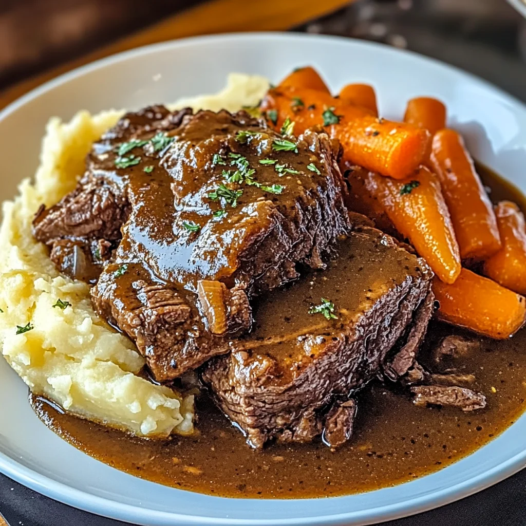 Slow Cooker Beef Manhattan