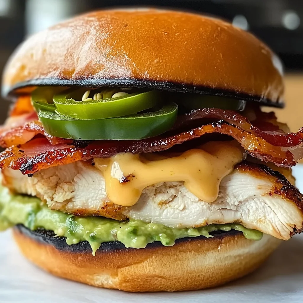 Spicy Grilled Chicken Avocado Sandwich